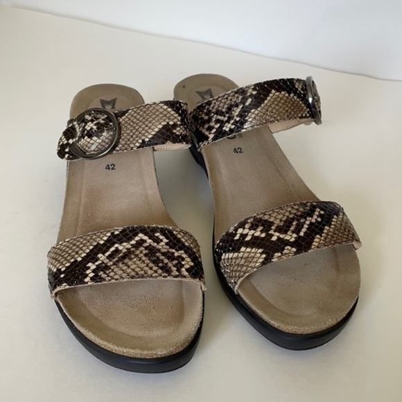 Mephisto dual strap wedge sandals 42 12 - Picture 2 of 9